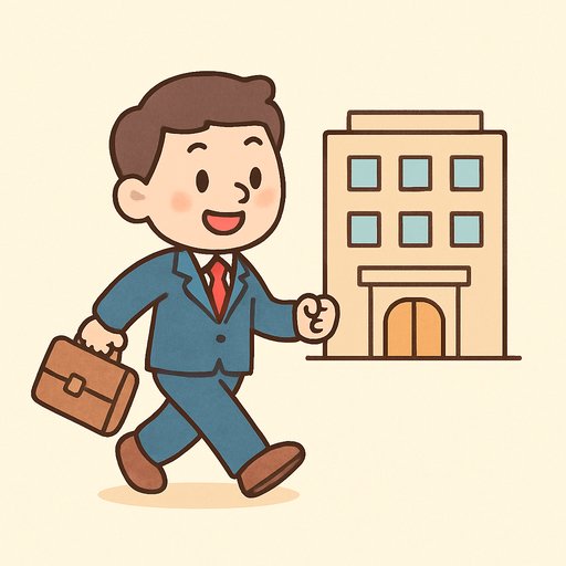 Commute card illustration